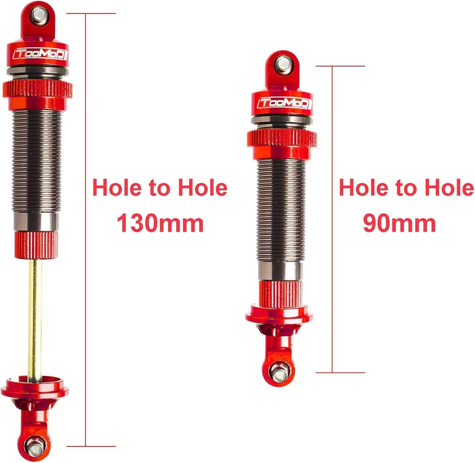 130mm 1/8 RC Oil Shock Big Bore Damper for Redcat Senton HSP Buggy Upgrade - Image 2 of 4