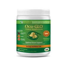 Ocu-GLO Cat & Dog Senior Supplement for Eye Support - Chewable Vision Vitamin...