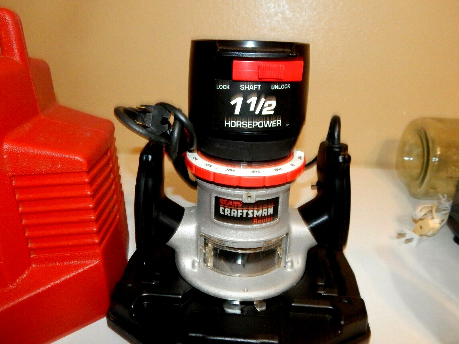 Craftsman Router 1 1 2 Hp With Case Very Nice