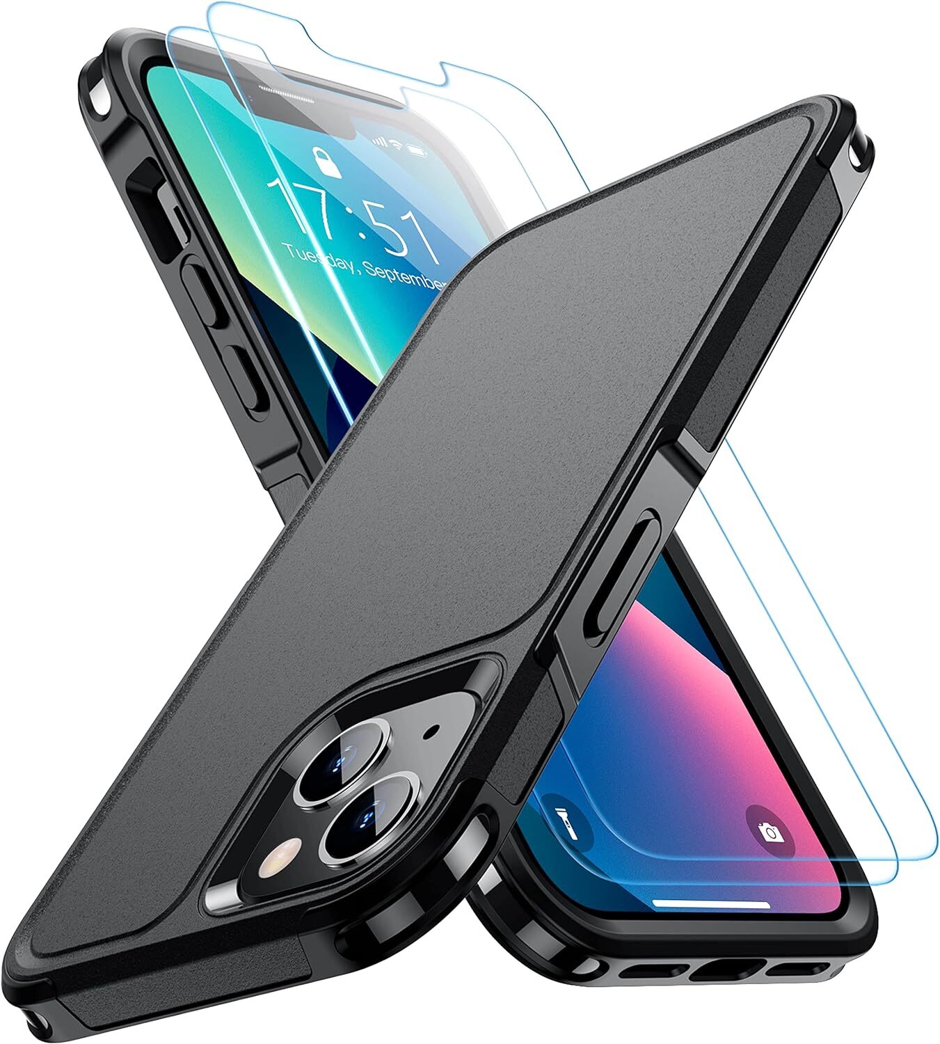 Designed for iPhone 13 Case/iPhone 14 Case, [10 FT Military Grade Drop Protectio