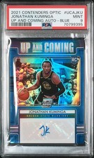 2021 Panini Contenders Optic Up And Coming Auto Jonathan Kuminga /75 PSA 9