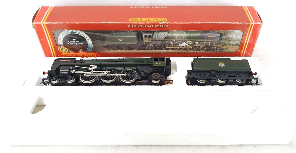 Hornby OO HO British Railways Class 7MT "MORNING STAR" Steam Locomotive NMIB`85 - Image 3 of 4