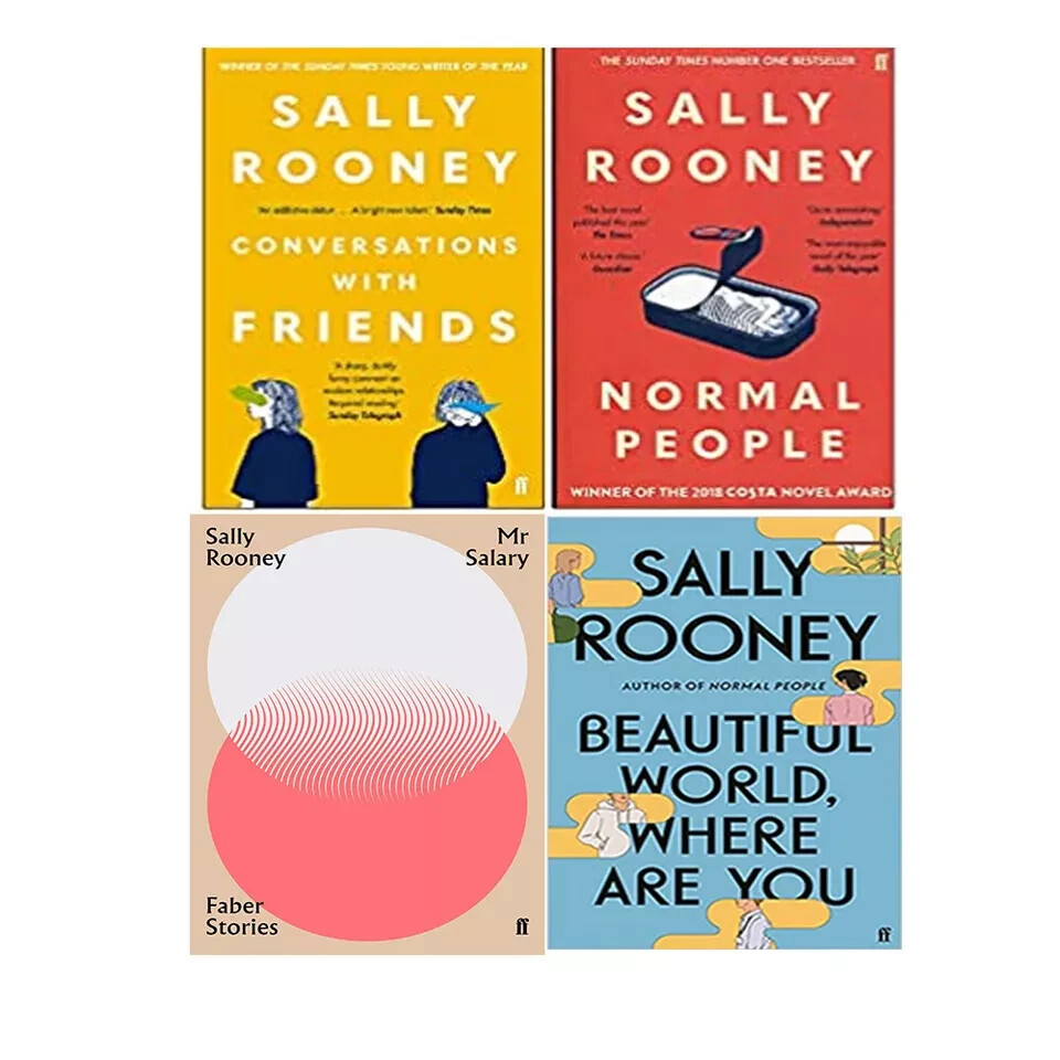 Sally Rooney 4 Books Collection Set Beautiful World, Conversations with Friends