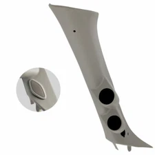 GlowShift Tan Dual Gauge 52mm Pillar Pod with Speaker Hole for 07-13 GMC Sierra