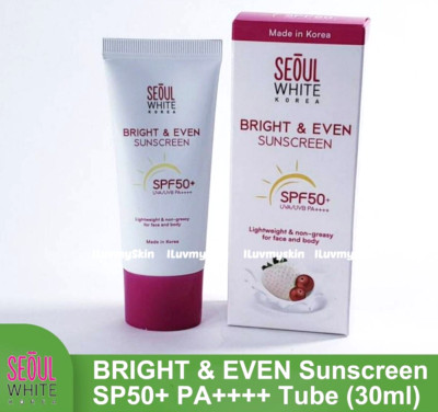 Seoul White Korea BRIGHT & EVEN Sunscreen SP50+ PA++++ Tube (30ml)
