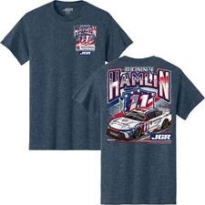 Denny Hamlin 2025 Patriotic NDR T-Shirt Blue
