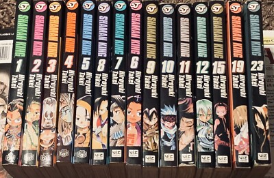 shaman king manga lot Volumes 1-12,15,19,& 23 | eBay