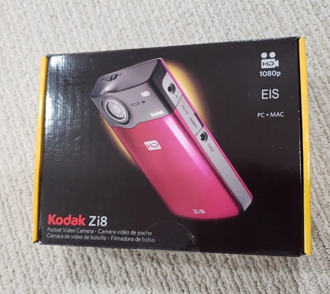 Kodak Zi8 1080p High Def. Pocket Digital Video Camera/Camcorder+3