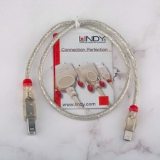 LINDY 0.5m USB Cable Transparent Type USB Mini-A to USB B, USB 2.0 Premium cable