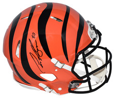 CHASE BROWN SIGNED CINCINNATI BENGALS AUTHENTIC SPEED HELMET BECKETT