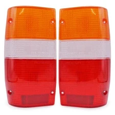 Pair Rear Tail Lamp Light Lens For Mitsubishi Mighty Max L200 Dodge D50 1989