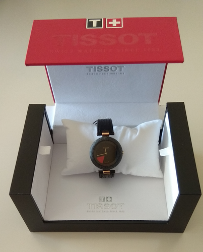 Nuovo Tissot RockWatch R151 - nero rosso - black red - rock watch stone new  NOS | eBay