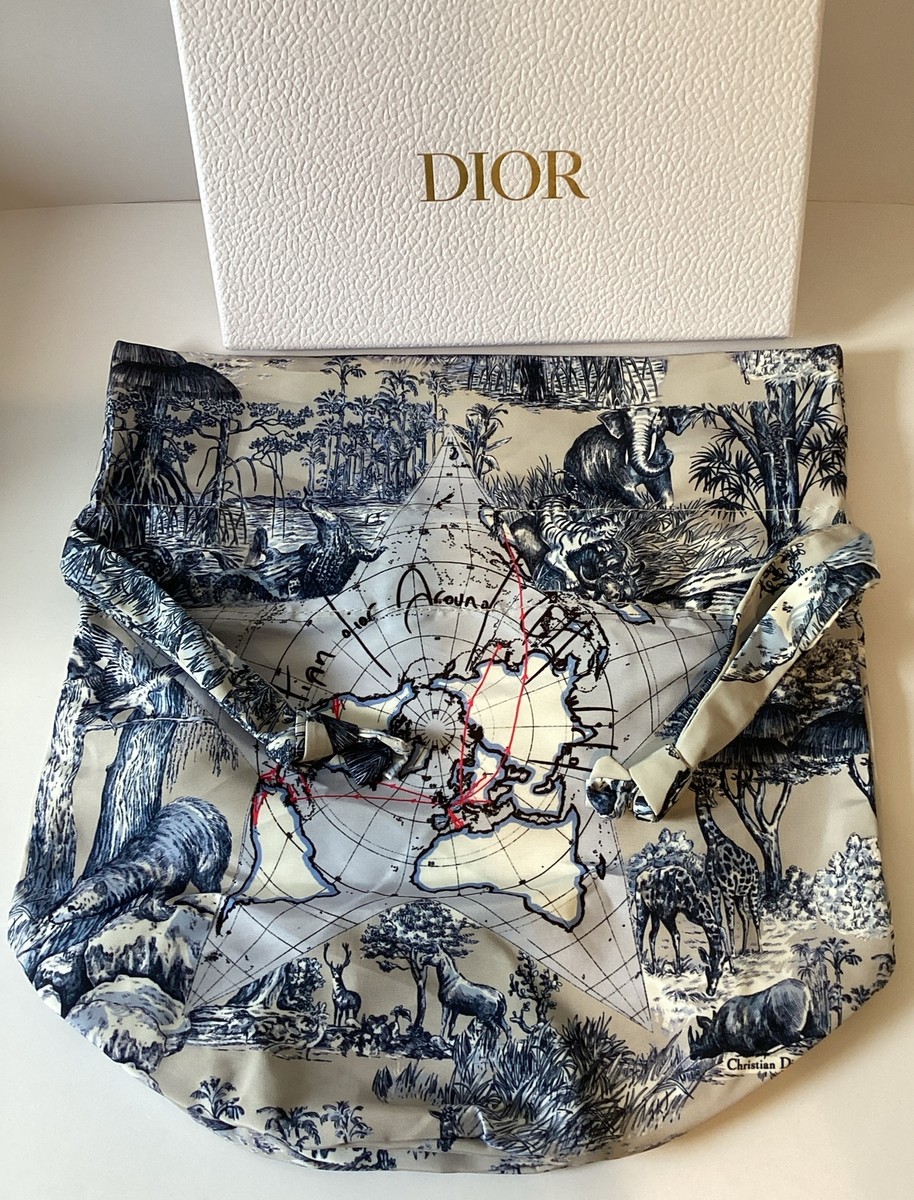 Christian Dior フラワープリントポーチ CHRISTIAN DIOR Around World Pouch Miss Dior Blooming Bouquet