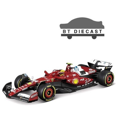 BBURAGO FORMULA F 1 2025 FERRARI SF-25 1/43 w/ CASE #44 LEWIS HAMILTON 36852 LH