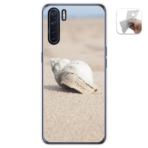 Mixroom - Cover Custodia Back case In TPU Silicone Morbido Per OPPO A91 Fantasia Keep Out P224