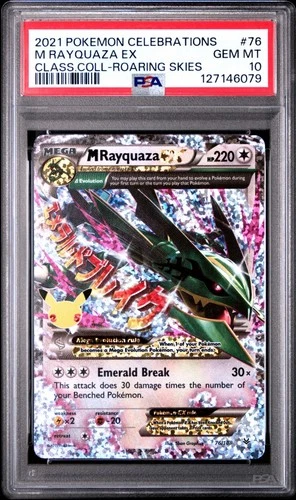 Pokemon - Mega Rayquaza Celebrations 76/108 PSA 10 Gem Mint