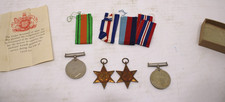 Group of 4 WW2 Medals With Issue Cert. WW2 Star, France & Germany Star + Medals