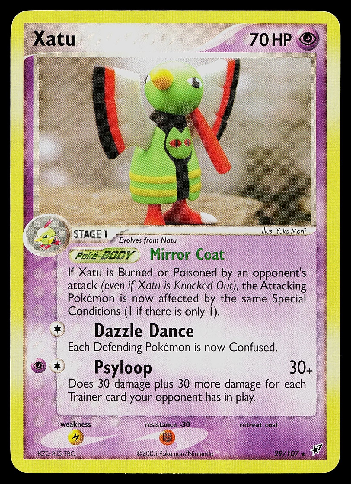 Pokemon Card - Xatu Deoxys 29/107 Rare