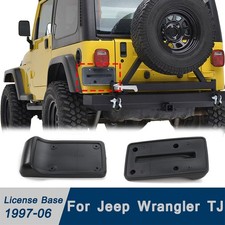1997-2006 Jeep Wrangler Tj Rear License Plate Bracket Holder Xbc-974 Black 1997-2006 Jeep Wrangler Tj Rear License Plate Bracket Holder Xbc-974 Black