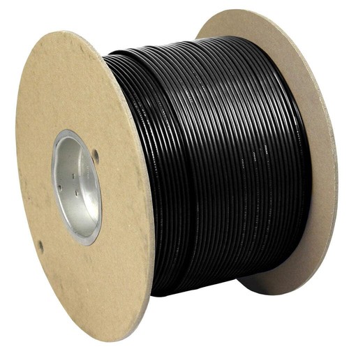 Pacer Black 18 AWG Primary Wire 1000 Ft Tinned Copper PVC 600V