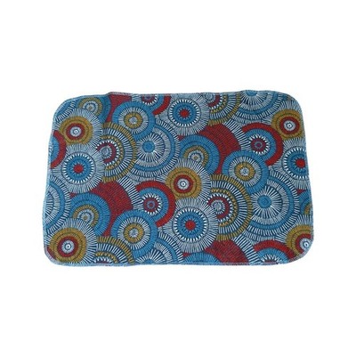 Overlap Circle Red Navy Unpaper Towel, Zero Waste, Eco Friendly, Kitchen Wipes