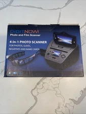 DigitNow 4-in-1 Photo & Film Scanner 2.4” Color LTPS Screen SD/MMC Port Black