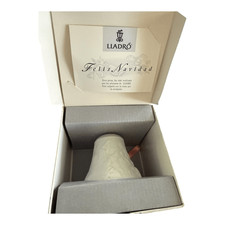 Lladro Feliz Navidad Porcelain Christmas Bell Ornament 1997 Spain w Original Box