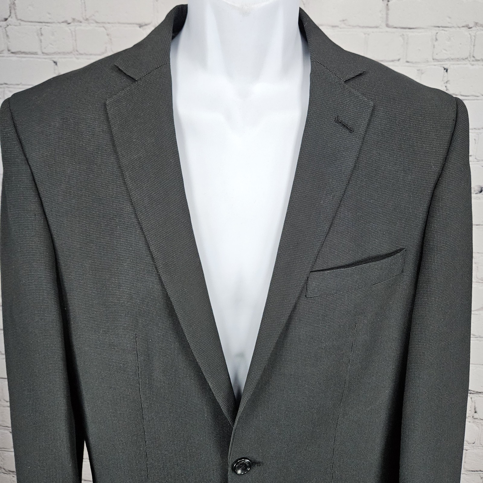 Marc Ecko Black Multitask 2 Button Double Vented … - image 9