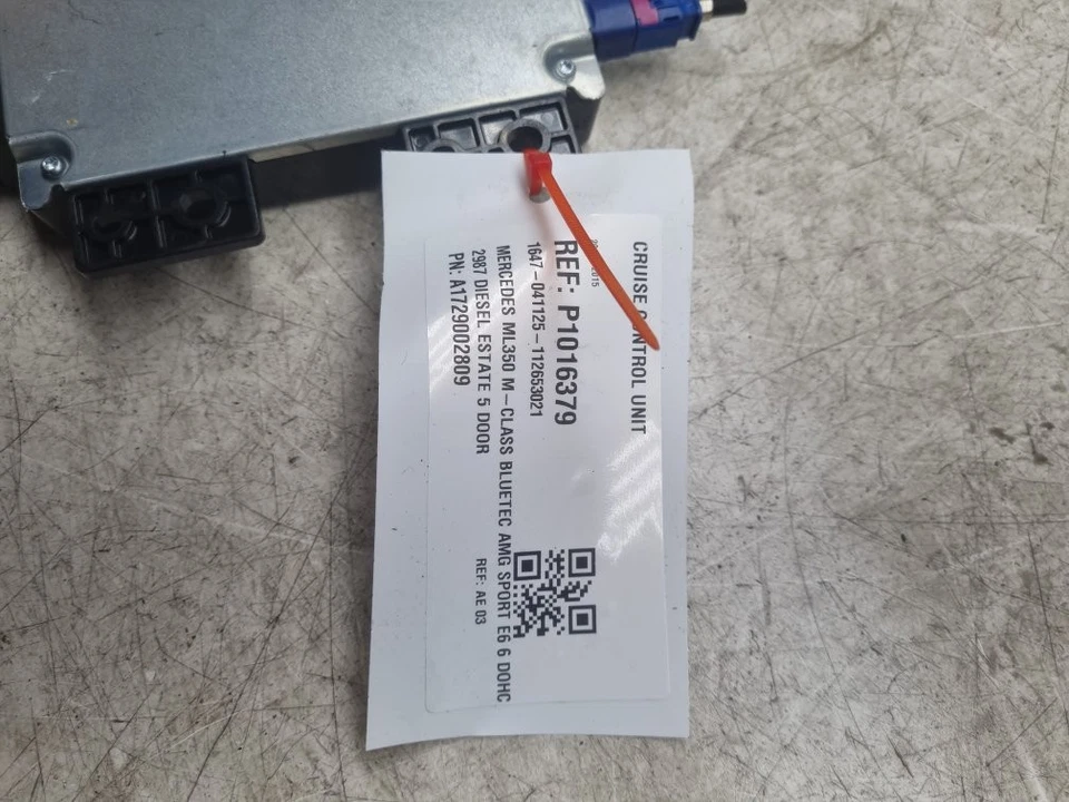 MERCEDES ML W166 MULTIMEDIA INTERFACE CONTROL MODULE ECU A1729002809 2011-2015 - Image 3 of 4