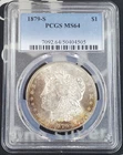 *TONING* 1879-S US Morgan Silver Dollar - PCGS MS 64