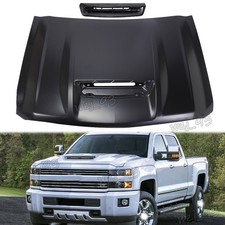 For 2017 2018 2019 Chevrolet Silverado 2500hd Hood Panel Aluminum Primed Wscoop
