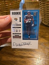 DeDe Westbrook 2017 Panini Contenders Rookie Ticket #329 ON CARD AUTO