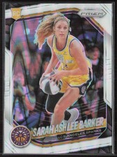 2025 Panini Prizm WNBA 31-Sarah Ashlee Barker -LA Sparks-Whitse Seismic Prizms