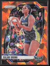 2024 Panini Prizm WNBA #29 Kalani Brown Ice Orange Prizms