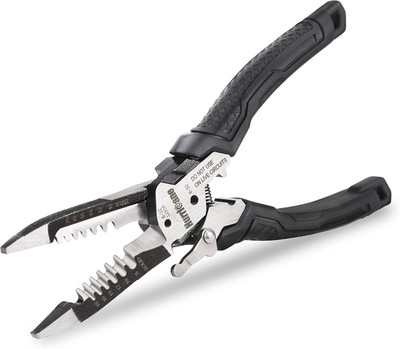 6-In-1 Wire Stripper, Crimping Tool, Wire Cutter Stripping Tool, Multifunctional