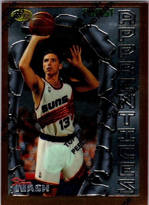 1996-97 Topps Finest - Common Bronze Steve Nash #75 (RC)