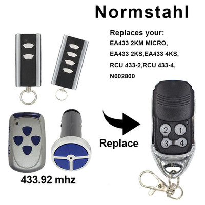 Handsender kompatibel für Normstahl EA433-2K EA433-4K 2KM, 2KS, 4KS