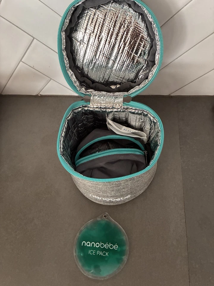 Enfriador de biberón y bolsa de viaje Nanobebe leche materna Foto 3 de 3
