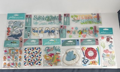 Jolee's Boutique 3D Dimensional Stickers You Choose Beach Ocean Summer Pool Sun
