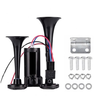 12V 600DB Car Air Horn, Super Loud Air Horn for Truck, Dual Electric Air Horns K