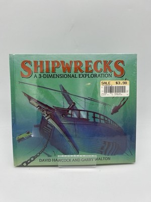 Shipwrecks A Three-Dimensional Exploration David Hawcock SEALED Free Shipping