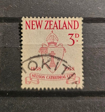 Briefmarke - New Zealand / Neuseeland - 1958 - Nelson Cathedral City - 3D