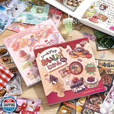 Japanese Sticker Book - Kawaii Food Stickers 60 Sheets: Cute Sush
