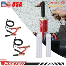 Universal Fuel Injector Flush Cleaner Adapter DIY Kit Car Nozzle Cleaning Tool 