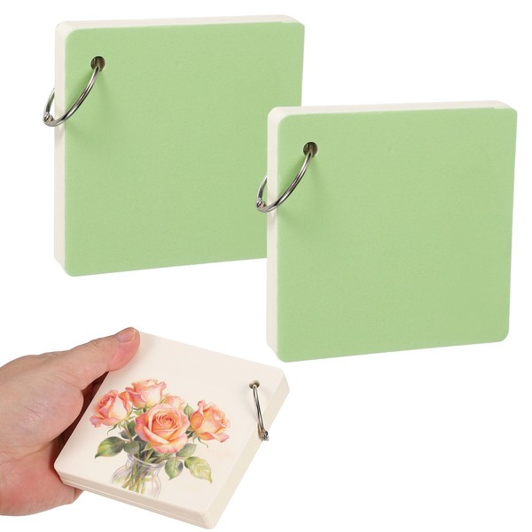 2Er Set Aquarell-Skizzenbuch FüR KüNstler, 10X10Cm 55 Blatt/110 Seiten 230G/M²-image