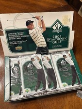 2001 Upper Deck SP AUTHENTIC Golf Sealed Pack from Fresh Sealed Box