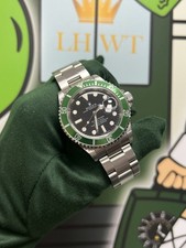 Rolex Rolex Submariner Rare Kermit V Serial Engraved Rehault Watch - 16610LV Full Set