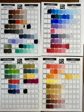 Diane Townsend Handmade Color Samples on Rag Paper, 10 pages, Dakota Art Supply