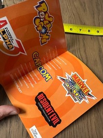 Sega Dreamcast - CAPCOM Point of Sale Promotional Flier Power Stone MvC - PROMO