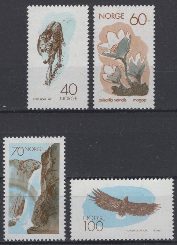 Norway 1978. European Nature Conservation Year. Scott # 551-554. MNH, VF